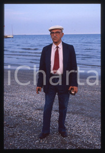 35mm vintage slide*1990 VENEZIA LIDO - Alberto LATTUADA Ritratto del regista 15