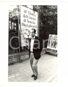 1988 VENEZIA Mostra del Cinema - Bruno PELLEGRINO segretario PSI *Foto 20x25