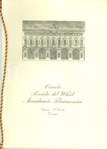 Oggetto da collezione cartaceo 1964 TORINO Circolo FILARMONICA WHIST Soffitto dell ottagono Calendario 1
