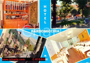Cartolina originale da collezione 1970 ca BARDONECCHIA (TO) Hotel Ristorante Vedutine VINTAGE *Cartolina FG NV (2) 1