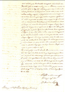 Documento originale, autentico 1759 VALENCIA Don Francisco DE LAGO sobre simiente cañaveral de azucar 1
