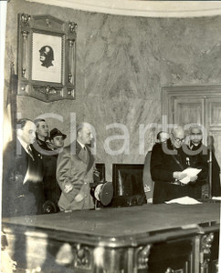 Fotografia d epoca originale 1937 MILANO Duca di BERGAMO Anno Accademico Politecnico Foto DANNEGGIATA 1