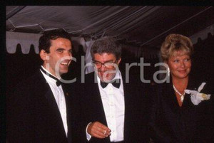 35mm vintage slide* 1989 CANNES Marina VLADY Ettore SCOLA & Massimo TROISI (40)