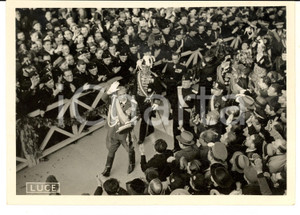 Fotografia d epoca originale 1940 ca ROMA Sfilata Rodolfo GRAZIANI Roberto FARINACCI Emilio DE BONO Foto LUCE 1