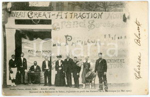 1902 SEDAN Kermesse au profit des SinistrÃ©s de la Martinique - Carte postale  Cartolina postale d'epoca, scritta ma non viaggiata.CONDIZIONI: G (lievi piegature angolari e minima sbrecciatura)FORMATO: FP    originale e autentica 1