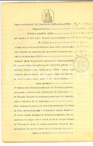 Documento originale, autentico 1933 LATISANA Fioravante MORSANUTTO vende terre a Giuseppe ORLANDI ORLANDO 1