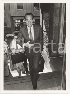 Fotografia d epoca originale 1985 ca DEMOCRAZIA CRISTIANA Alfredo DIANA Politico Foto 18x24 cm 2 1