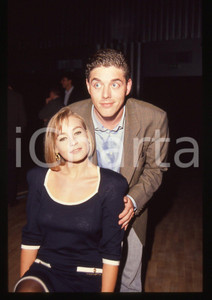 35mm vintage slide* 1991 MILANO RAI Paolo DINI Francesca CALLIGARO Ritratto (2)