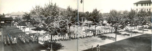 Fotografia d epoca originale 1936 MILANO Festa dei bimbi colonia elioterapica Gruppo MARIO ASSO Foto DOPPIA 1