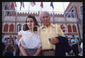 35mm vintage slide* 1988 FESTIVAL VENEZIA - Anthony QUAYLE e Sandrine DUMAS (9)