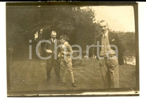 Fotografia d epoca originale 1924 PANGBOURNE BERKSHIRE, UK Famiglia in riva al TAMIGI Foto ANIMATA 9 x 5 1