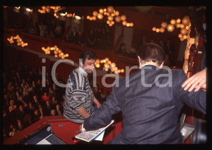 35mm vintage slide* 1995 FESTIVAL SANREMO - Giuseppe PAGANO e Pippo BAUDO (5)