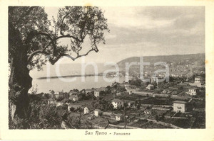 Cartolina originale da collezione 1940 ca SANREMO (IM) Veduta panoramica della cittÃ  *Cartolina FP NV 1