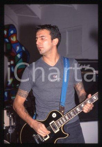 35mm vintage slide* 1994 ITALY Leader of TIMORIA Omar PEDRINI Portrait (10)