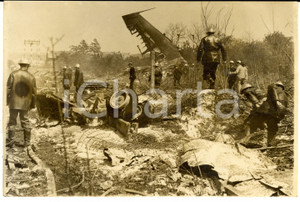 Fotografia d epoca originale 1962 PARIS ORLY BOEING 707 Ã©crasÃ© au dÃ©collage en bout de piste Photo 18x13 cm 1