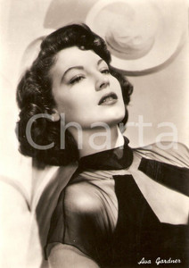 Cartolina originale da collezione 1950 CINEMA Ritratto di Ava GARDNER *Cartolina FG NV 1