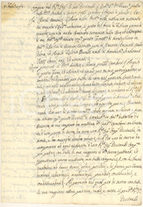 Documento originale, autentico 1763 MONTICHIARI BS Fratelli ZAMBONI vendono terra a Giovanni PICCINELLI 1