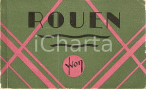 Cartolina originale da collezione 1925 ca ROUEN (FRANCE) Vedute della cittÃ  *Album 20 cartoline 1