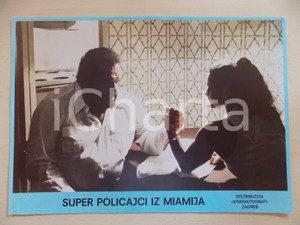 Materiale cinematografico d’epoca 1985 MIAMI SUPERCOPS Bud SPENCER braccio di ferro Lobby card EDIZIONE CROATA 1