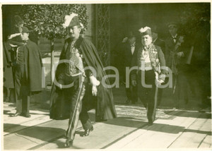 Fotografia d epoca originale 1928 ROMA Pedro MANINI RIOS missione URUGUAY al QUIRINALE Fotografia 1