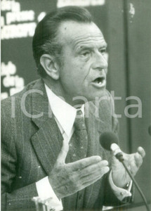 Fotografia d epoca originale 1980 PARIS Jean LECANUET invitato al Club de la Presse Fotografia 1