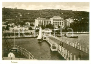 Cartolina originale da collezione 1939 PIRANO SLOVENIA Veduta del molo di PORTOROSE Cartolina postale FG NV 1