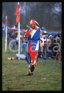 Fotografia d epoca originale 35mm vintage slide 1985 ca CHILHAM CASTLE UK  JOUSTING Tournament 9 1