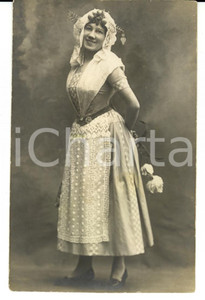 Cartolina originale da collezione 1920 ca Sofia AIFOS Cantante lirica Cartolina FP NV RARA 1