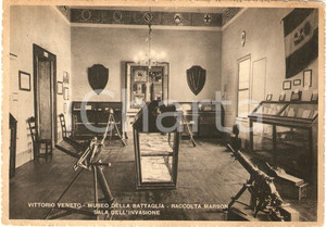Cartolina originale da collezione 1939 VITTORIO VENETO (TV) Museo della Battaglia RACCOLTA MARSON *Cartolina FG VG 1