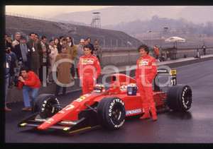 35mm vintage slide* 1991 Circuito MUGELLO Jean ALESI Alain PROST FERRARI 642 F1 