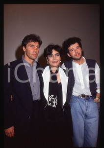 35mm vintage slide* 1992 SANREMO - Luca BARBAROSSA Mia MARTINI Paolo VALLESI