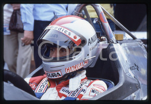 35mm vintage slide* 1982 GP MONZA Mario ANDRETTI su FERRARI 126 C2 ai box (2)