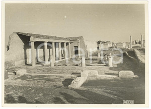 Fotografia d'epoca originale 1939 OSTIA ANTICA (RM) Villa romana emersa dagli scavi archeologici *Fotografia 1