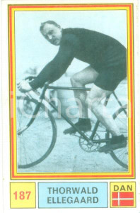 Oggetto da collezione cartaceo PANINI - SPRINT 1971 Figurina Thorwald ELLEGAARD n. 187 Ciclismo DANIMARCA 1