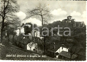 Cartolina originale da collezione 1959 GRAGLIA BI Veduta del Santuario Cartolina FG VG 1