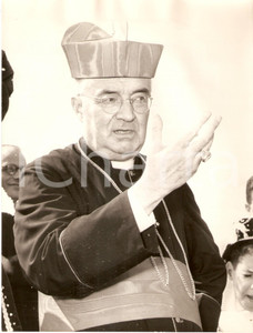 Fotografia d epoca originale 1950 ca VATICANO Ritratto del Cardinale Francesco BORGONGINI DUCA Foto 18x24 cm 1
