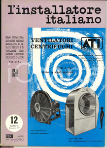 Giornale, rivista storica 1957 MILANO L installatore italiano  nÂ° 12 rivista 1