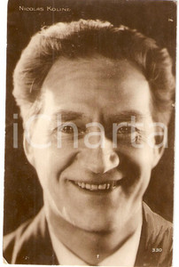 Cartolina originale da collezione 1925 ca CINEMA Actor Nicolas KOLINE Portrait Cartolina FP NV 1