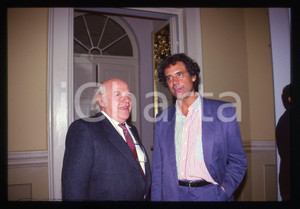 Fotografia d epoca originale 35mm vintage slide 1988 REGGIO EMILIA Renato NICOLINI Marco ZAVATTINI 1 1