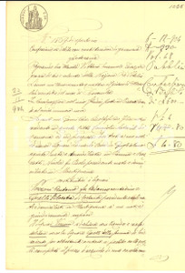 Documento originale, autentico 1904 MARTIGNANA DI PO CR Debito di Antonio VEZZONI verso Silvestra GERELLI 1