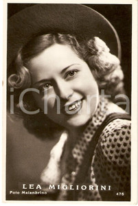 Cartolina originale da collezione 1940 circa LEA MIGLIORINI Cartolina MALANDRINO FP NV 1