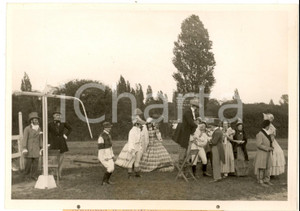 Fotografia d epoca originale 1938 PARIS SociÃ©tÃ© hippique L ETRIER prÃ©sente une reconstitution historique 1