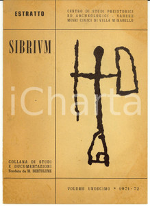 Libro, pubblicazione d epoca 1971 VARESE Ruggero F. ROSSI Santuario di Diana Nemorense 1