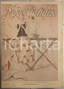 Giornale, rivista storica Juillet 1921 PARIS MODE PRATIQUE Journal femme et maison n°31 Fraiches robes 1