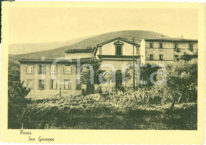 Cartolina originale da collezione 1940 ca PESCIA PT Chiesa di SAN GIUSEPPE Cartolina FG NV 1