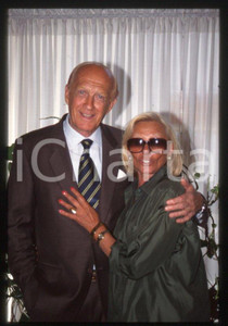 Fotografia d epoca originale 1996 MILANO Raimondo VIANELLO Sandra MONDAINI 35mm vintage slide 4 1