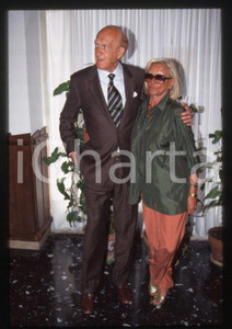 Fotografia d epoca originale 1996 MILANO Raimondo VIANELLO Sandra MONDAINI 35mm vintage slide 9 1