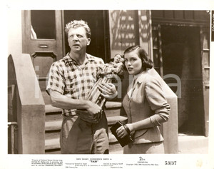 Fotografia d epoca originale 1953 TAXI Dan DAILEY Constance SMITH rubano statua SANT ANTONIO DA PADOVA Foto 1