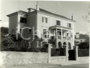 Fotografia d epoca originale 1955 ca CASCAIS Portogallo Villa ITALIA residenza Umberto SAVOIA Fotografia 1