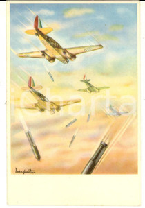 Cartolina originale da collezione 1940 ca MILANO Aeroplani CAPRONI  Cartolina modello 3/2 bis ill. REBAGLIATI 1 Cartolina originale da collezione 1940 ca MILANO Aeroplani CAPRONI  Cartolina modello 3/2 bis ill. REBAGLIATI 1
